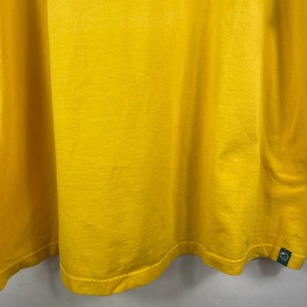 Vintage Patagonia Beneficial T-Shirt‎ XL Yellow Surf Ocean Graphic 90s Spellout - Picture 8 of 14